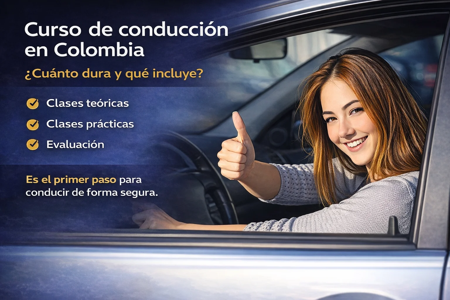 Imagen del artículo Curso de conducción en Colombia: cuánto dura y qué incluye