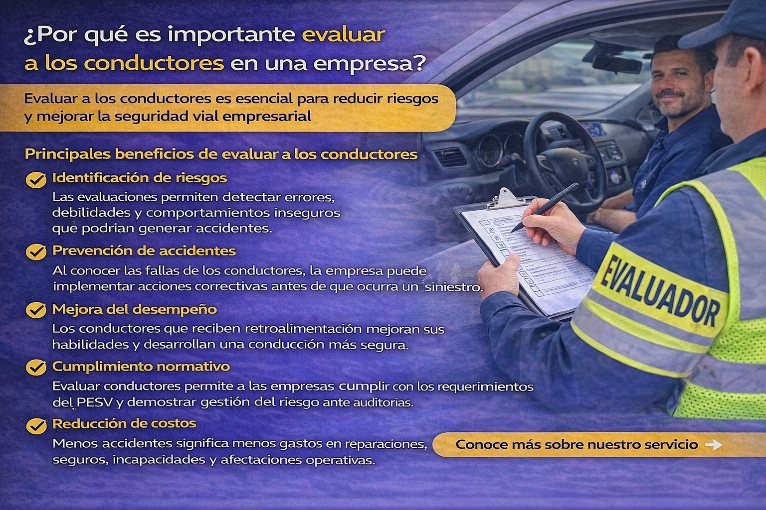Imagen del artículo ¿Por qué es importante evaluar a los conductores en una empresa?