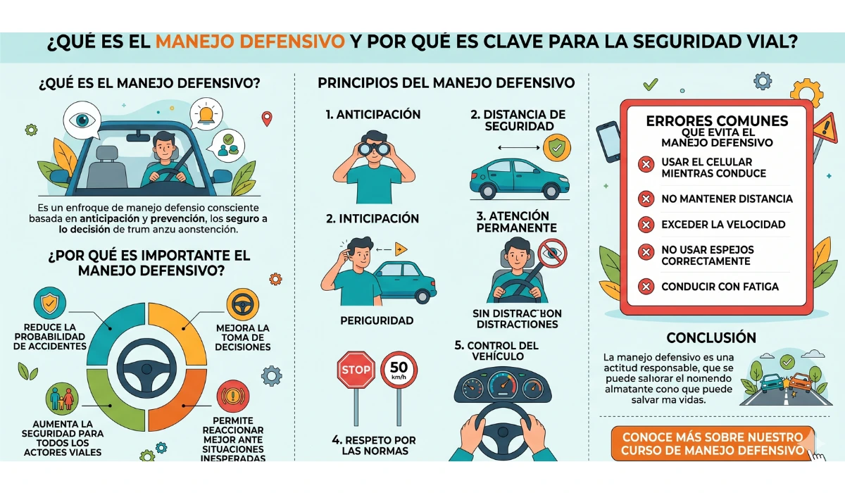 Imagen del artículo ¿Qué es el manejo defensivo y por qué es clave para la seguridad vial?